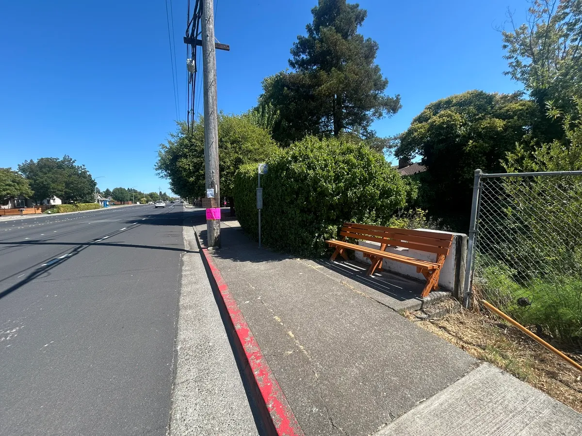 Photo of the bench.
