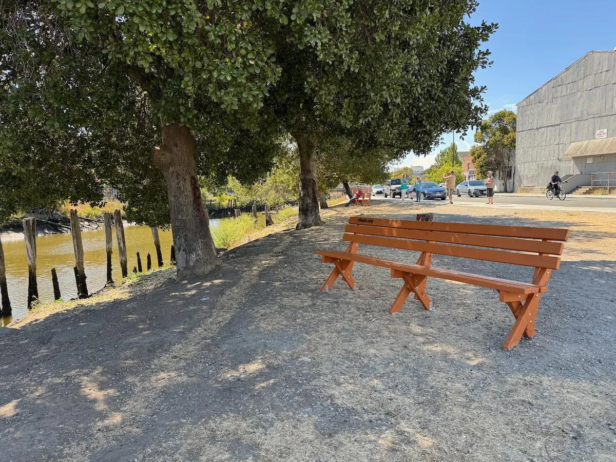 Photo of the bench.