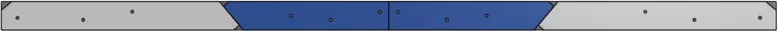 A wide image of how to cut four leg pieces from a single 2x4x8.