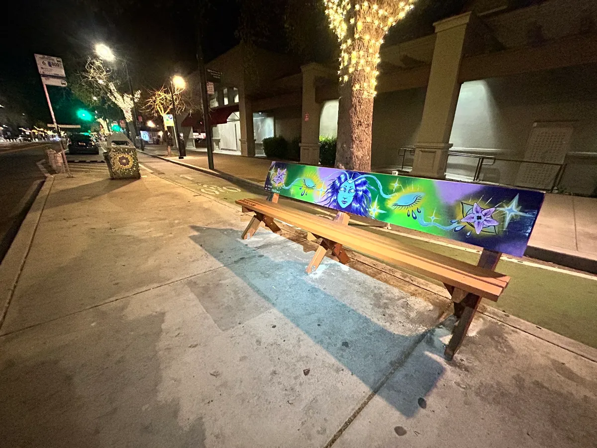Photo of the bench.