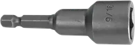 Grey hex nut driver with 9/16 inscribed.